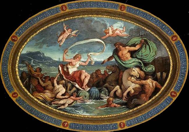 Felice Giani The Marriage of Poseidon and Amphitrite oil painting image